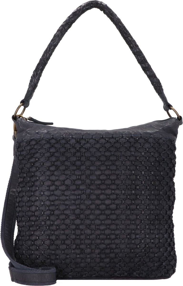 Greenland Nature Femi & Nine Leren Schoudertas 39 cm - Dames - navy