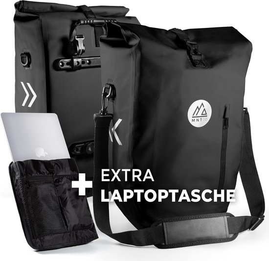 MIVELO Fietstas voor bagagedrager – Winkeltas voor fiets, shopper – bagagedragertas incl. uitneembare koeltas – paktas, draagtas & schoudertas 25 liter (Beige MIVELO Fietstas voor bagagedrager – Winkeltas voor fiets, shopper – bagagedragertas incl. uitneembare koeltas – paktas, draagtas & schoudertas 25 liter (Beige