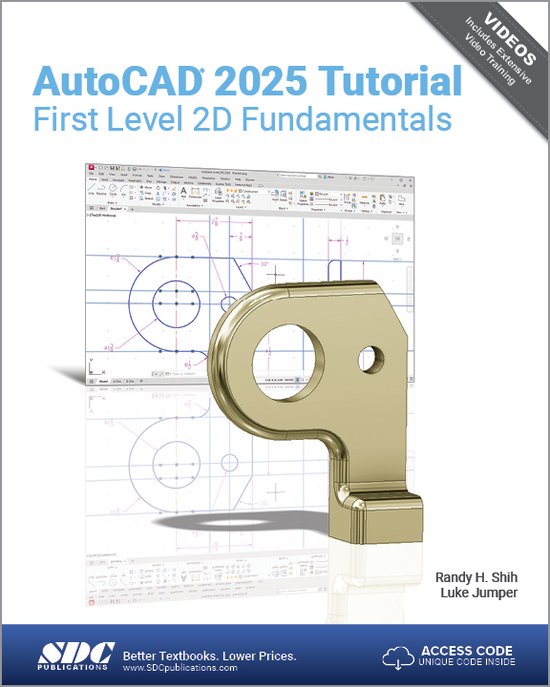 AutoCAD 2025 Tutorial First Level 2D Fundamentals - cover