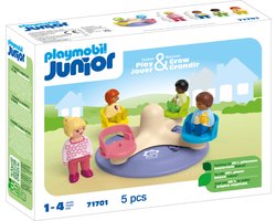foto van PLAYMOBIL Junior Kindercarrousel - 71701