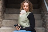 Bol.com Premium Organic Baby Draagdoek van Bio Katoen - Draagdoek voor Newborns tot 15 kg - Baby Wrap en Reis Carrier - Unisex -... aanbieding