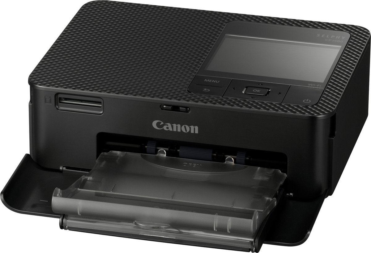 Canon Selphy CP1500 - Mobiele Fotoprinter - Zwart — afbeelding 2