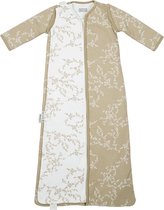 Meyco Baby Branches baby slaapzak 4 seizoenen - sand - 3.0 TOG