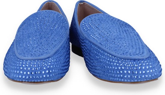 Mocassin Femme Double Coeur Blauw BLEU 39