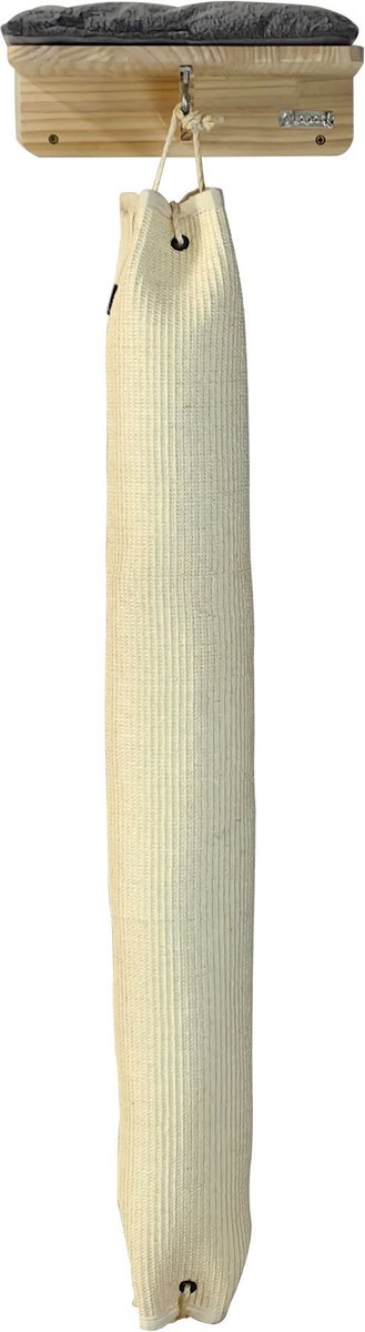 Quapas! Sisal Klimzak voor Katten - Incl. Wandbevestiging - Grijs - 150x16cm