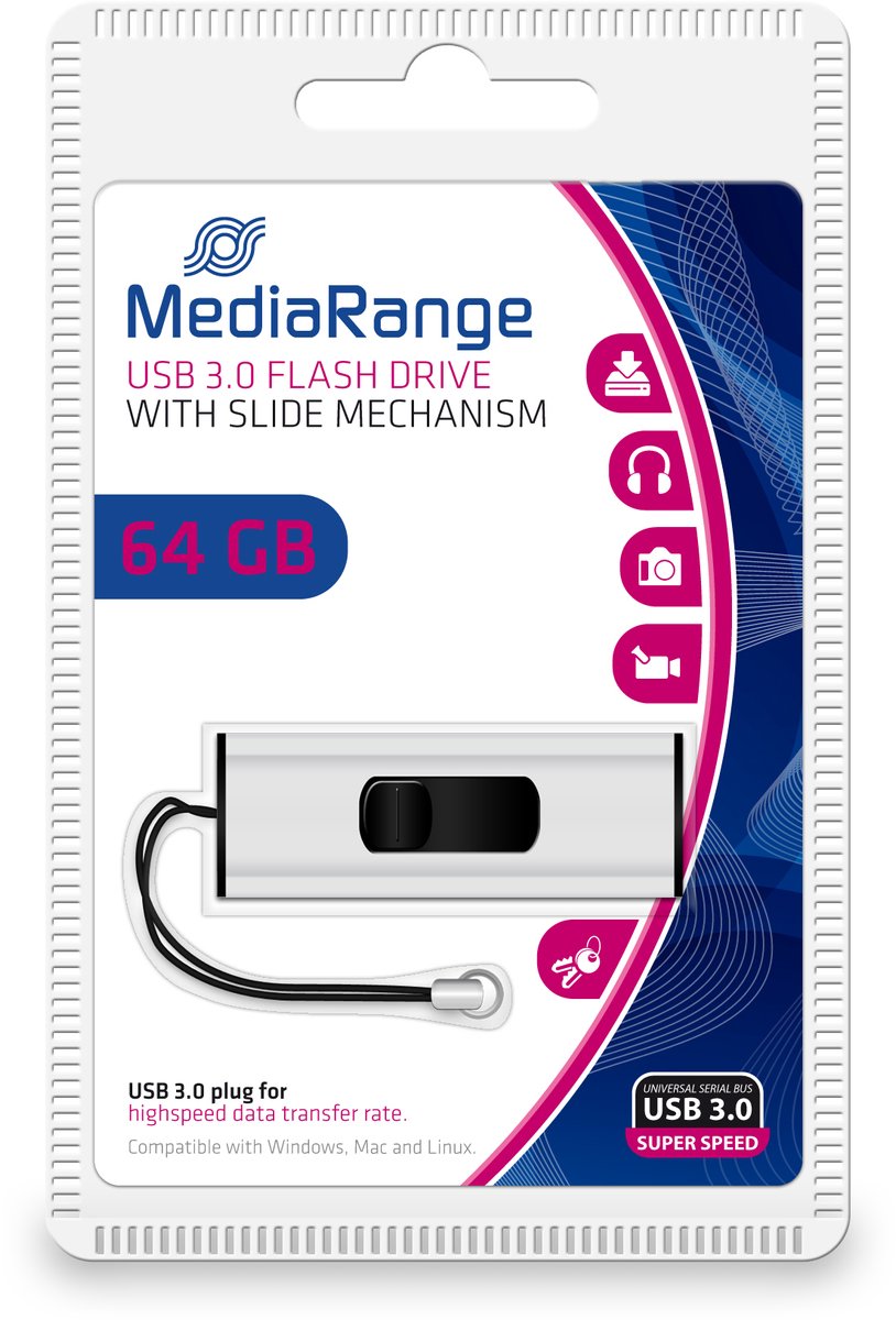 MediaRange - USB-stick - 64 GB