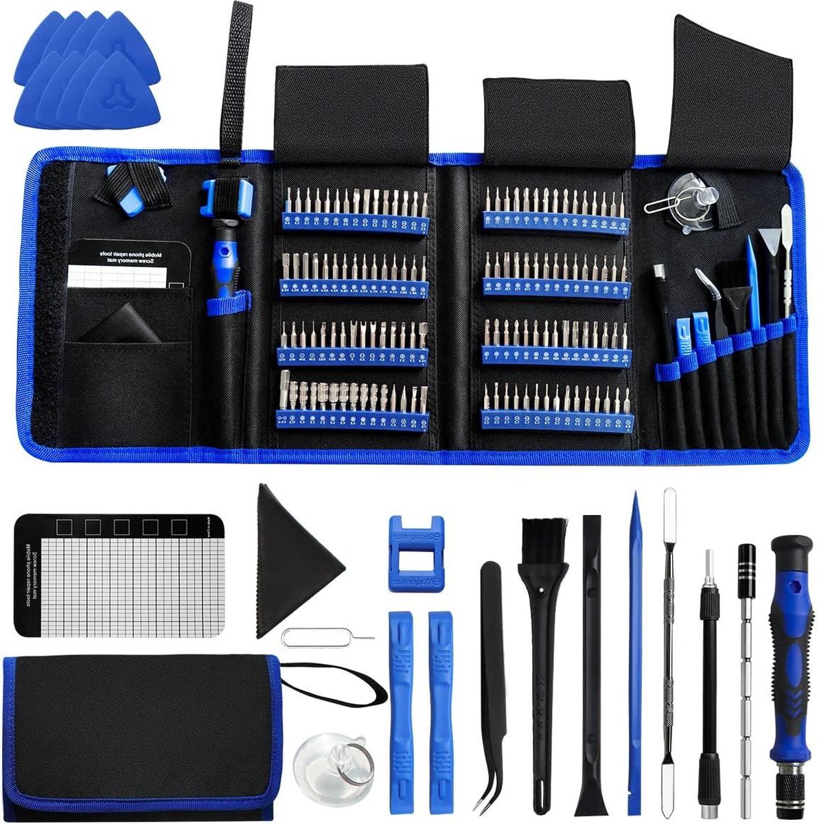 142-in-1 precisie fijnmechanische gereedschapsset voor mobiele telefoon laptop PC Macbook Switch