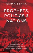 Boek "Prophets, Politics & Nations" door Emma Stark, met een rode kaft en een afbeelding van de Toren van Babel.