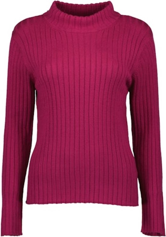 Blue Seven dames - Trui 248000 roze ronde hals gebreid maat 38
