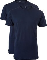 Alan Red stretch T-shirt Ottawa (2-pack) - O-hals - donker blauw -  Maat S