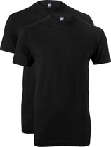 Alan Red T-shirts Virginia (2-pack) - O-hals - zwart -  Maat M