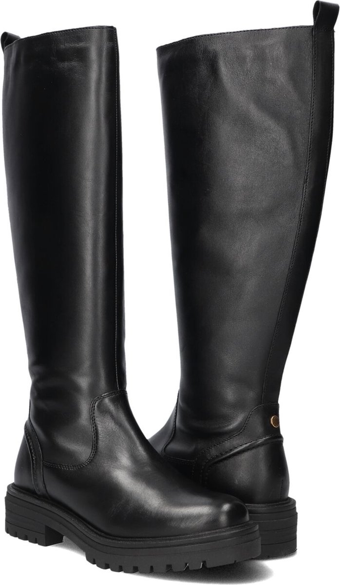 Omoda Monk 30 Laarzen Leer Dames Zwart Maat 38 bol