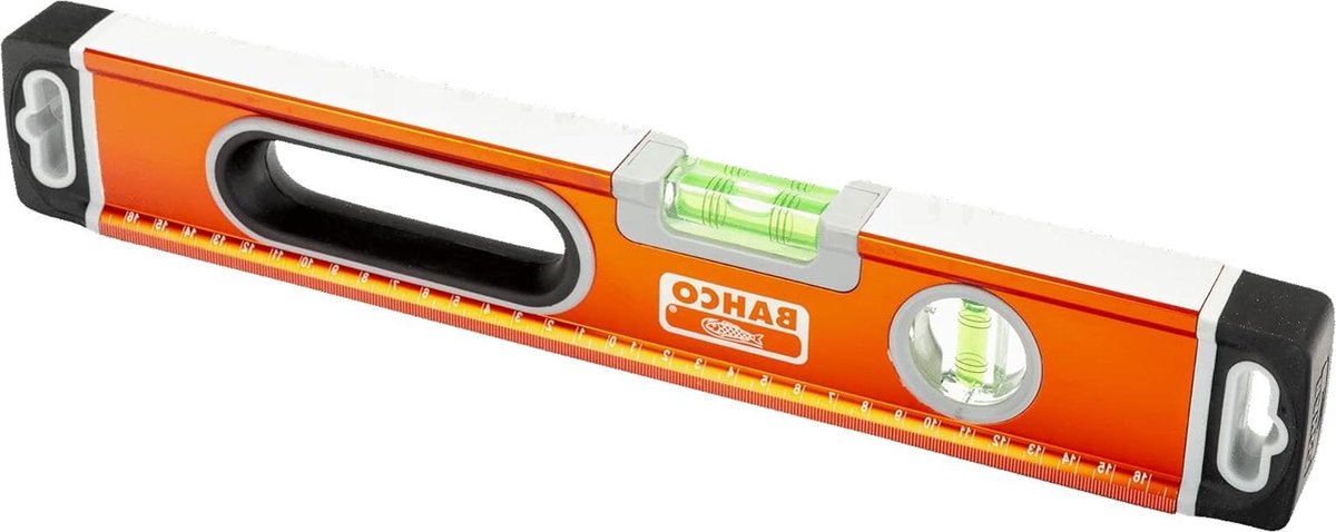 Waterpas 1200 mm met 3 libellen Oranje 120 cm Professionele waterpas met libellen