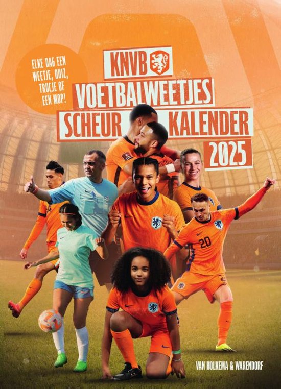 De KNVB voetbalweetjes scheurkalender 2025 bol