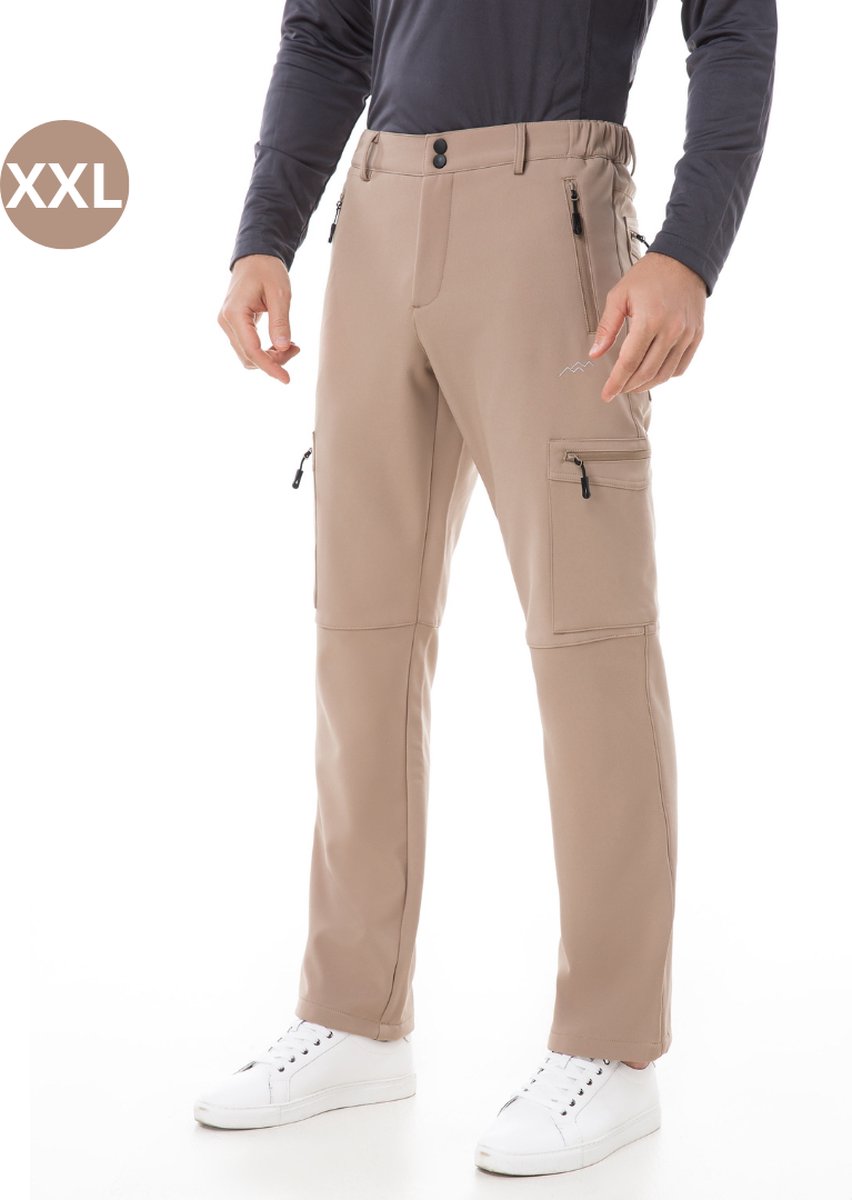 Nivard Skibroek Skipak Snowboard Broek Winterbroek Sneeuwbroek Heren Wintersport Outdoor Creme