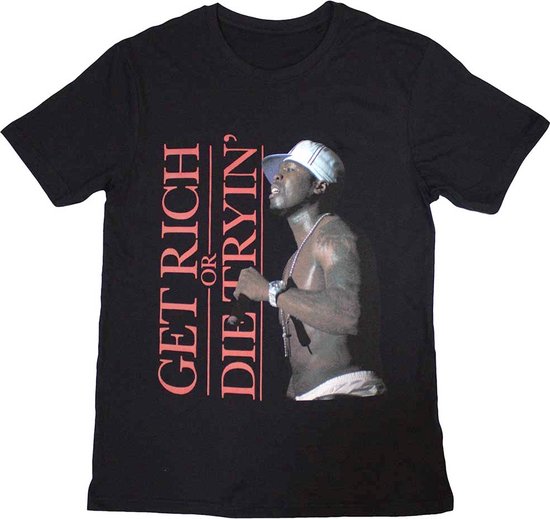 50 Cent Get Rich Heren T shirt S Zwart bol