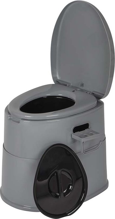 Bo-Camp Camping Toilet – Deelbaar –  Hoge zit 45 cm – 7 Liter
