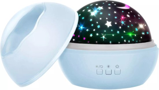 Izoxis Blauwe Projector Nachtlamp - Sterrenhemel en Onderwaterwereld