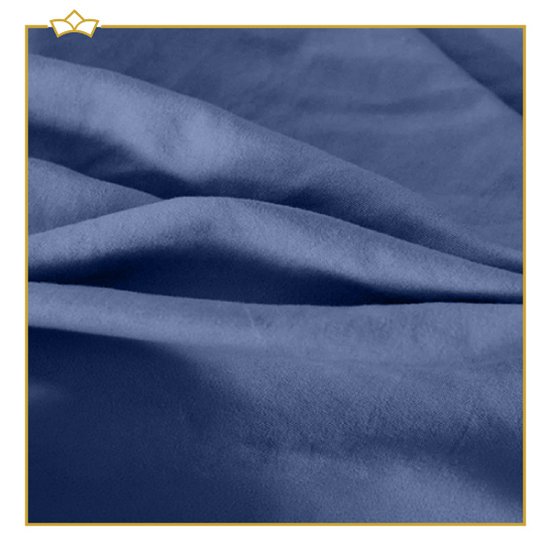 ATTREZZO® Klamboe - Hoogte 250 cm - Donkerblauw - Kinderkamer - Babykamer — afbeelding 2