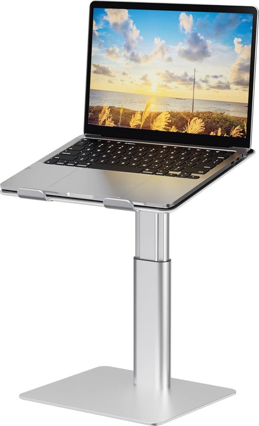 Foto: Laptop verhoger laptopverhoger stabiel staand werken ergonomisch laptop verhoger bureau must have voor uw laptop 