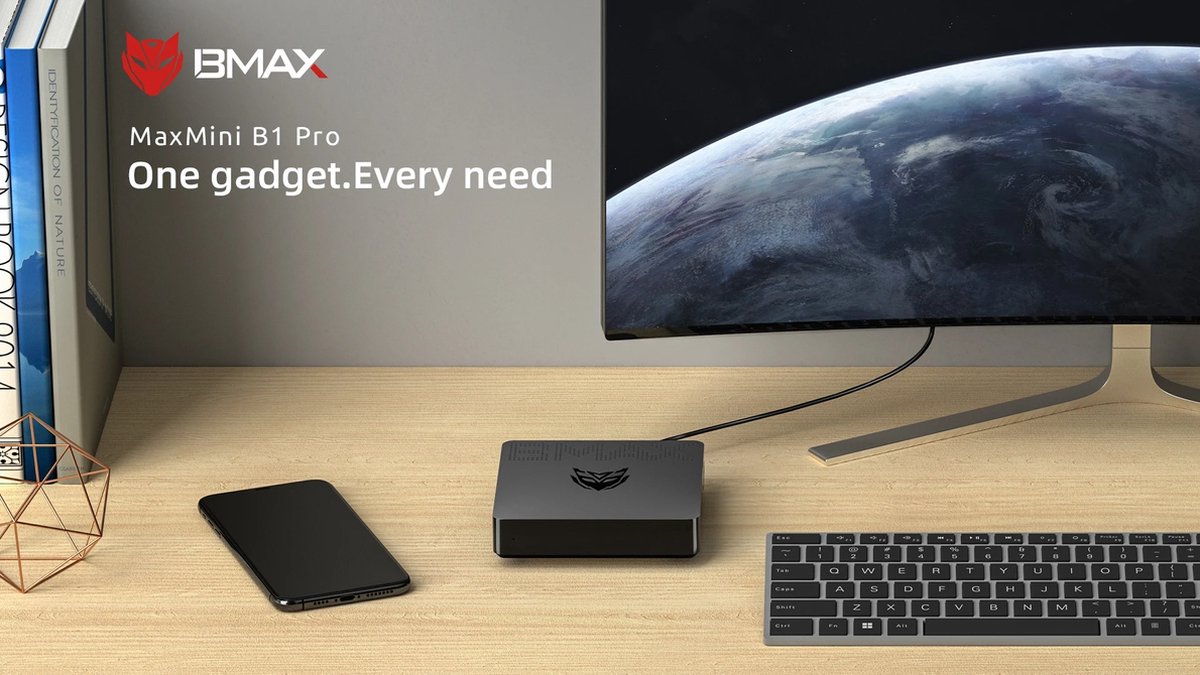 BMAX B1 Mini PC - Intel N4000 - 128GB opslag - Windows 11 | bol