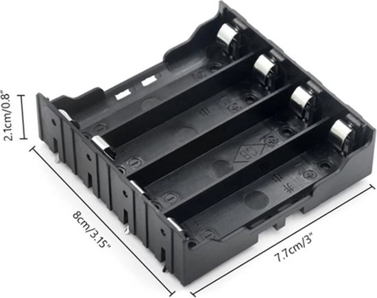 Aexit 3-delige plastic batterijhouder Case Cell Box voor 3 x 1.5V AA 2A batterijen