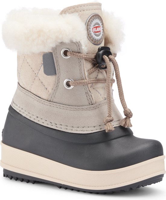 Olang Ape Bottes de neige pour femme Mixte Junior - Beige - Taille 27/28