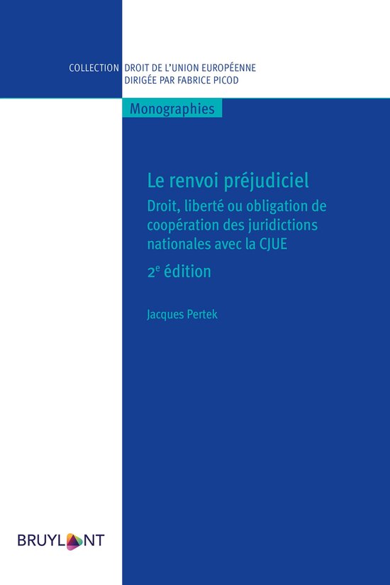 Collection droit de l'Union européenne - Monographies - Le  ... - cover