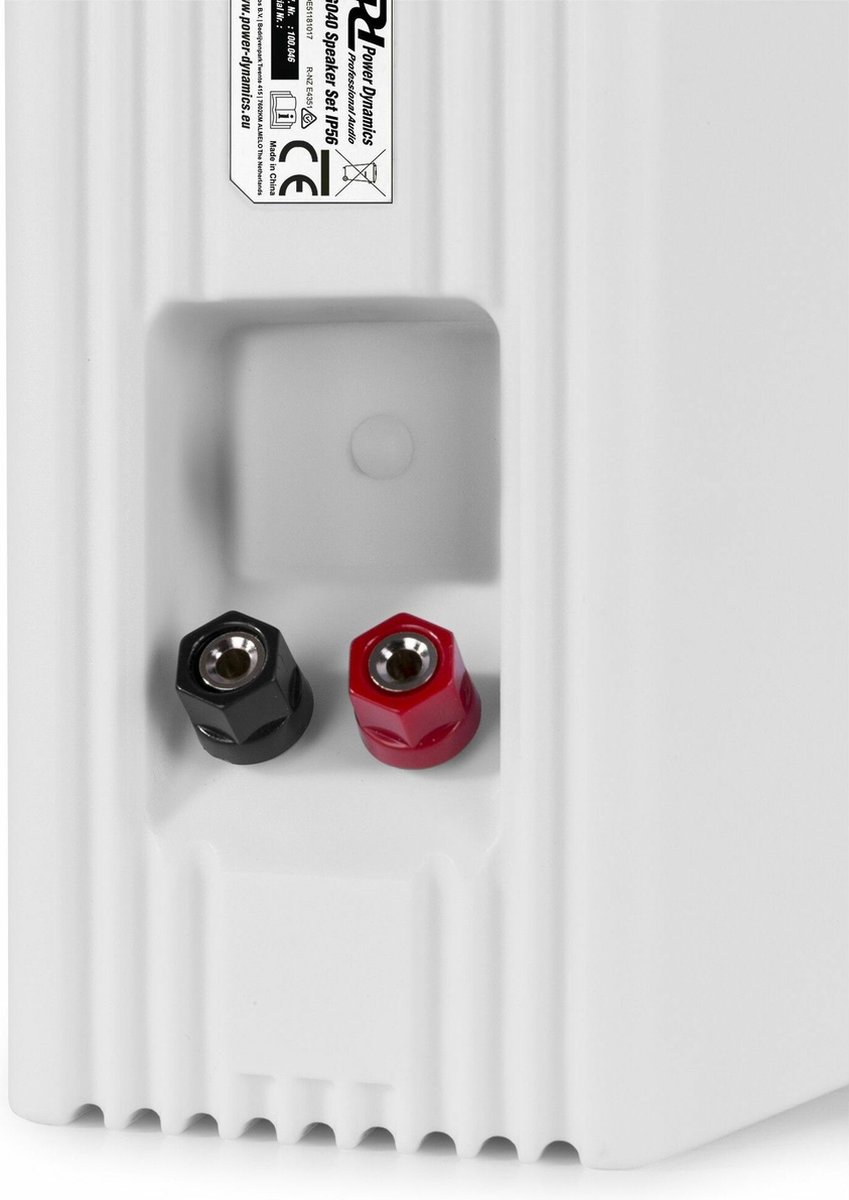 Buiten speakers - Power Dynamics BT10 versterker met Bluetooth en 4'' witte speakers thumbnail 8