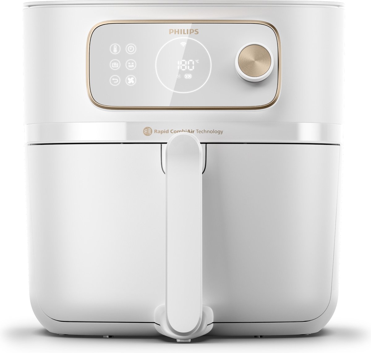 Philips 7000 Series Airfryer - Combi XXL Connected - HD9876/20 - Rapid CombiAir - 8.3L - Tot 6 Personen - Wit