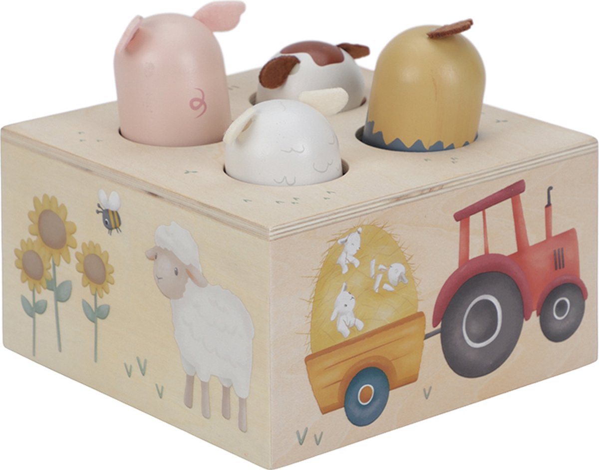 Little Dutch Pop-up speelgoed Little Farm FSC — afbeelding 6