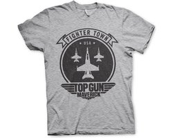 Top Gun Maverick Fighter Town T-shirt, grijs gemêleerd