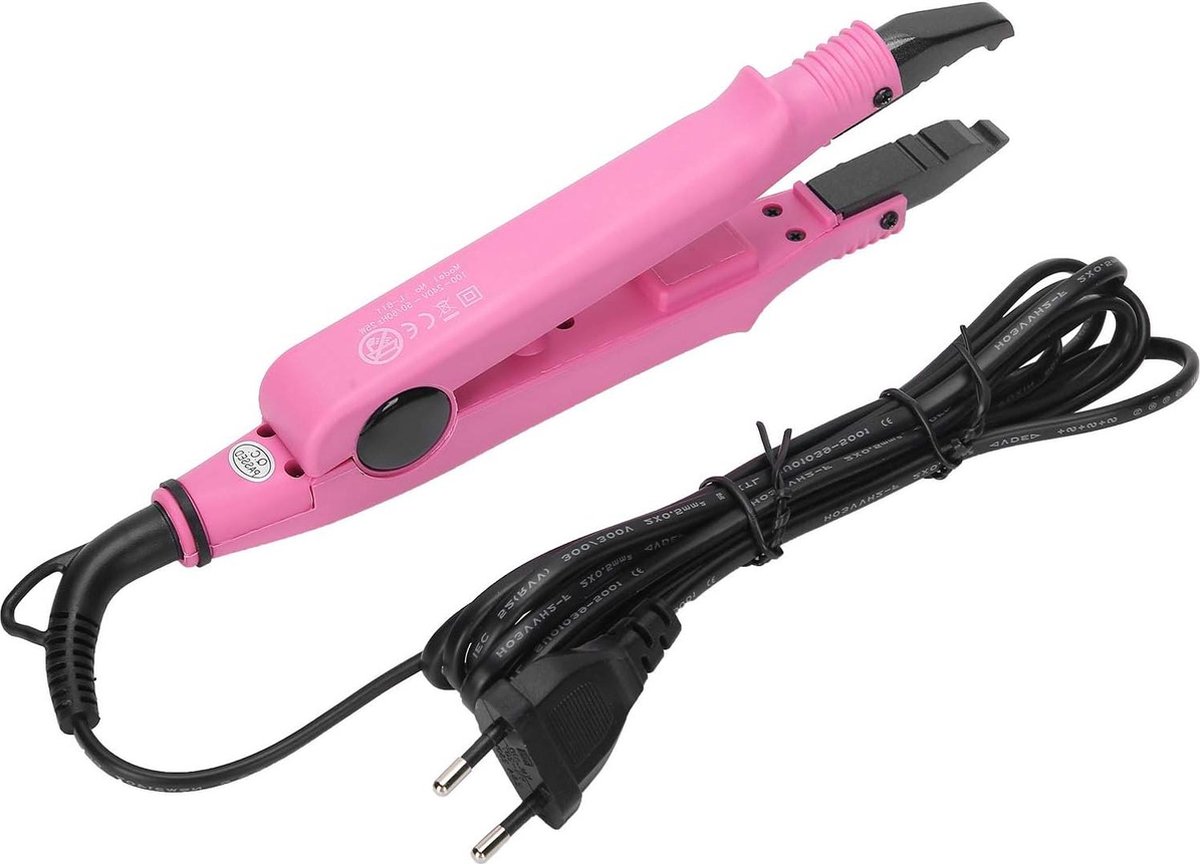 Keratine Extension Tool Haarverlenging Ijzer Temperatuurverandering Verwarmde Connector Machine Keratine Tool 110-240V Voor Europese Stopcontacten