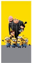 Minions strandlaken geel 70 x 140 cm