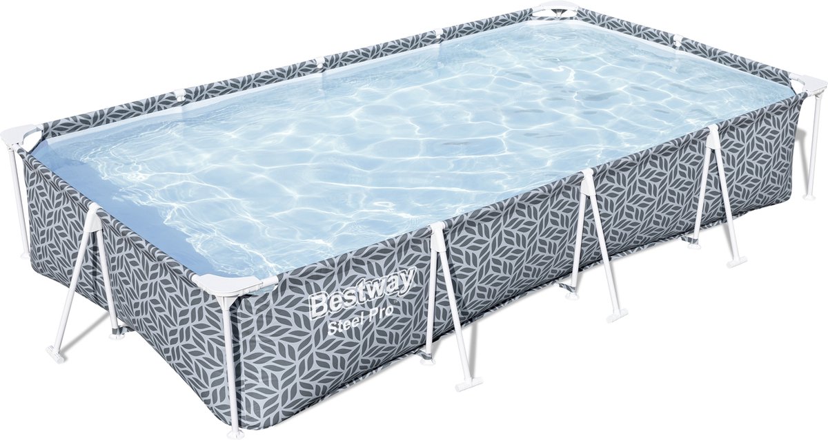 Bestway Steel Pro Rechthoekig Bovengronds Zwembad 3,66 m x 2,01 m x 66 cm