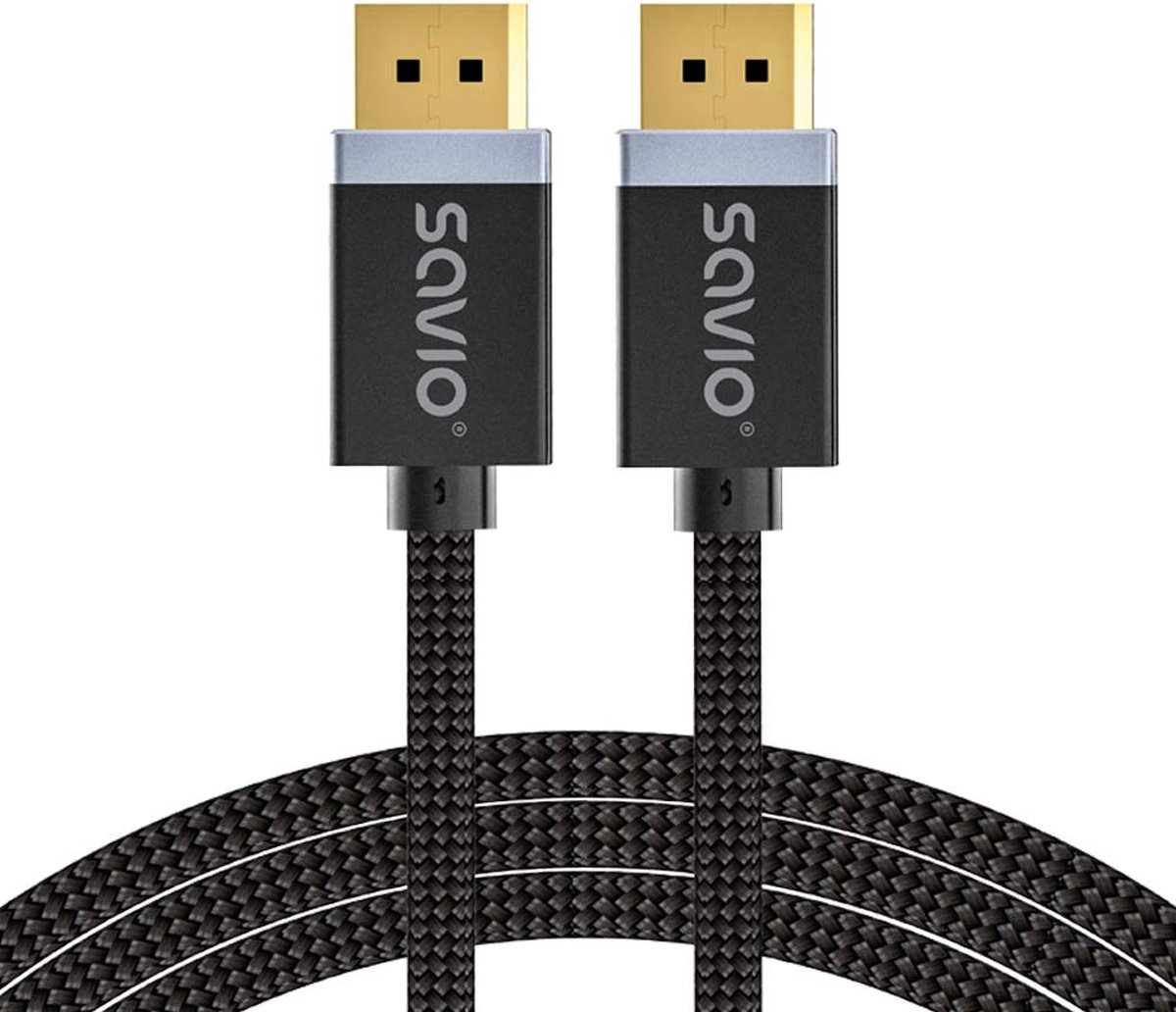 Savio CL-176 DisplayPort kabel 3 m Zwart