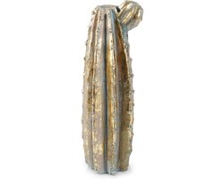 Bloemenvaas Gouden Cactus 47,5 cm - Decoratie - Vazen - Vaas - Plantenpot
