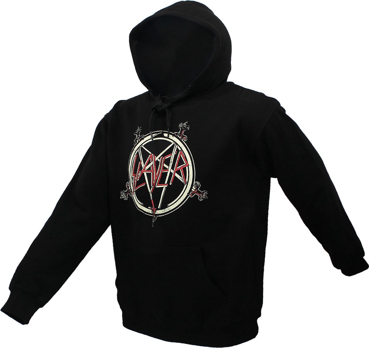 Slayer Pentagram Hoodie Trui - Officiële Merchandise - M
