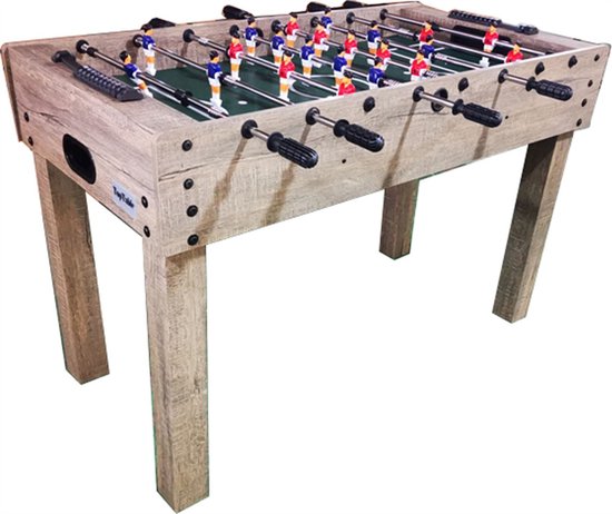 TopTable Telescoop Wood - Voetbaltafel met 13mm dikke telescoop stangen