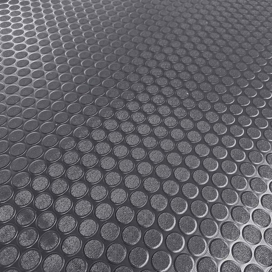 Rubberen vloermat rubberen mat traanplaat dikte: 3 mm antislipmat (150 x 100 cm
