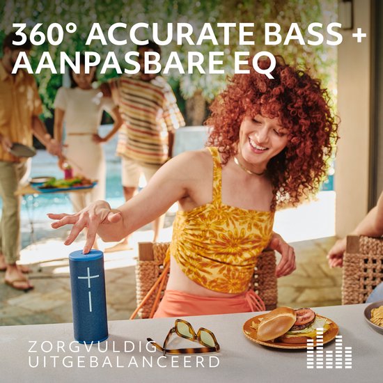 Ultimate Ears BOOM 4 - Draadloze Speaker - Bluetooth - Blue van Ultimate Ears — afbeelding 3