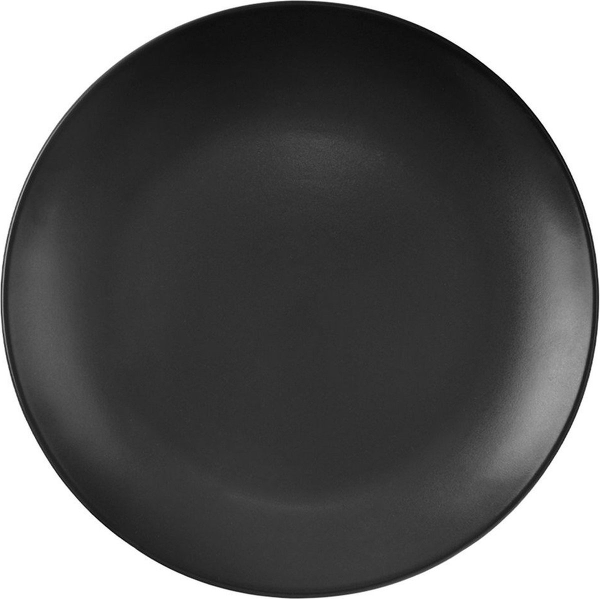 Orion group Dessertbord Keramiek Zwart ALFA 21 5 cm Taart Bordjes Bord Ontbijtbord Borden