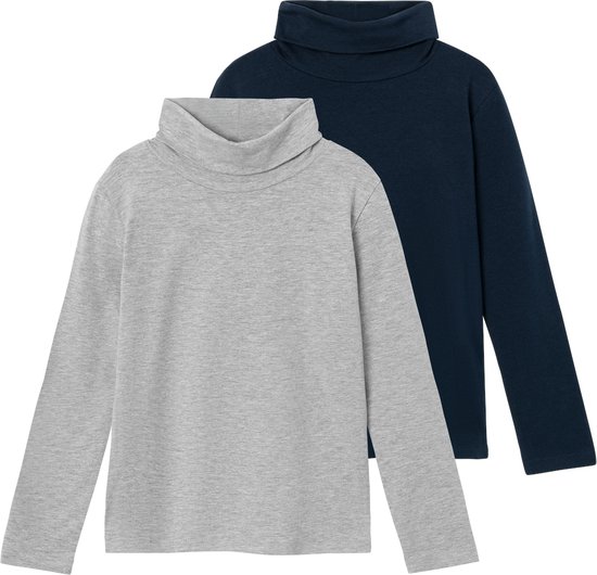 Name it souspull unisexe - 2 pièces - bleu foncé - gris - NKNviggo - taille 146/152