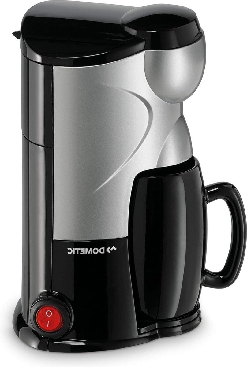 PerfectCoffee MC 01 Koffiezetapparaat voor op reis 12 V 170 W voor auto vrachtwagen of boot zwart zilver Voor onderweg