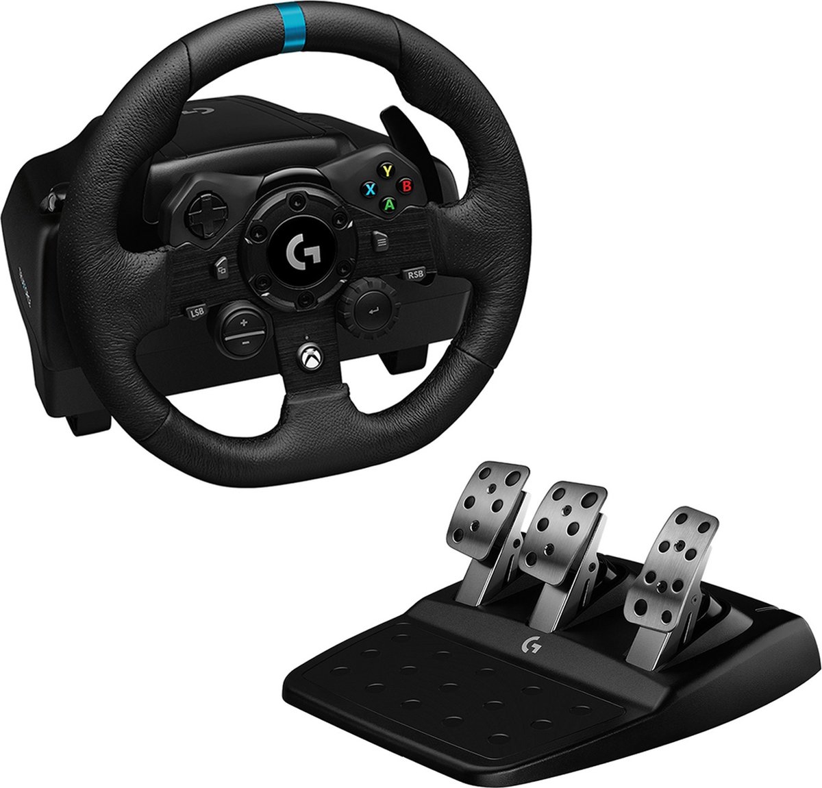 Logitech G923 TRUEFORCE - Racestuur en pedalen - Xbox Series X|S, Xbox One & PC