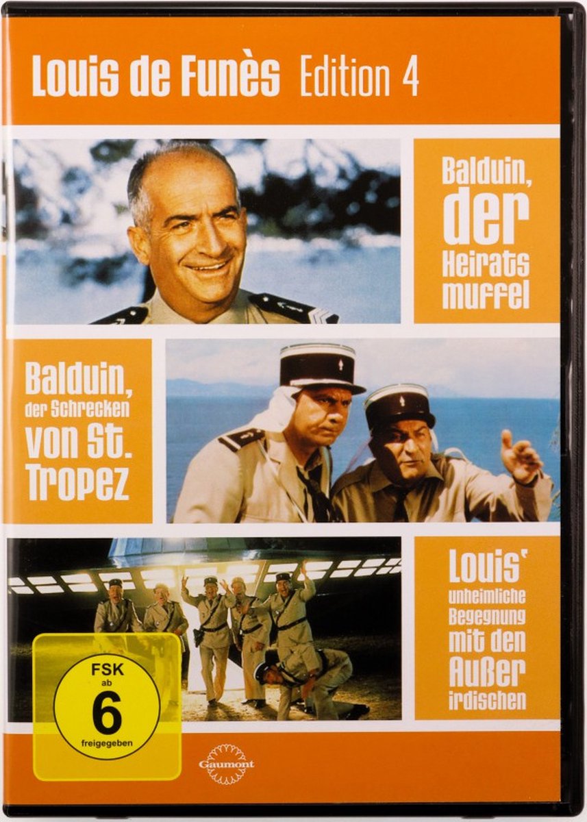 Leonine Louis de Funes-Edition 4 DVD Duits, Frans