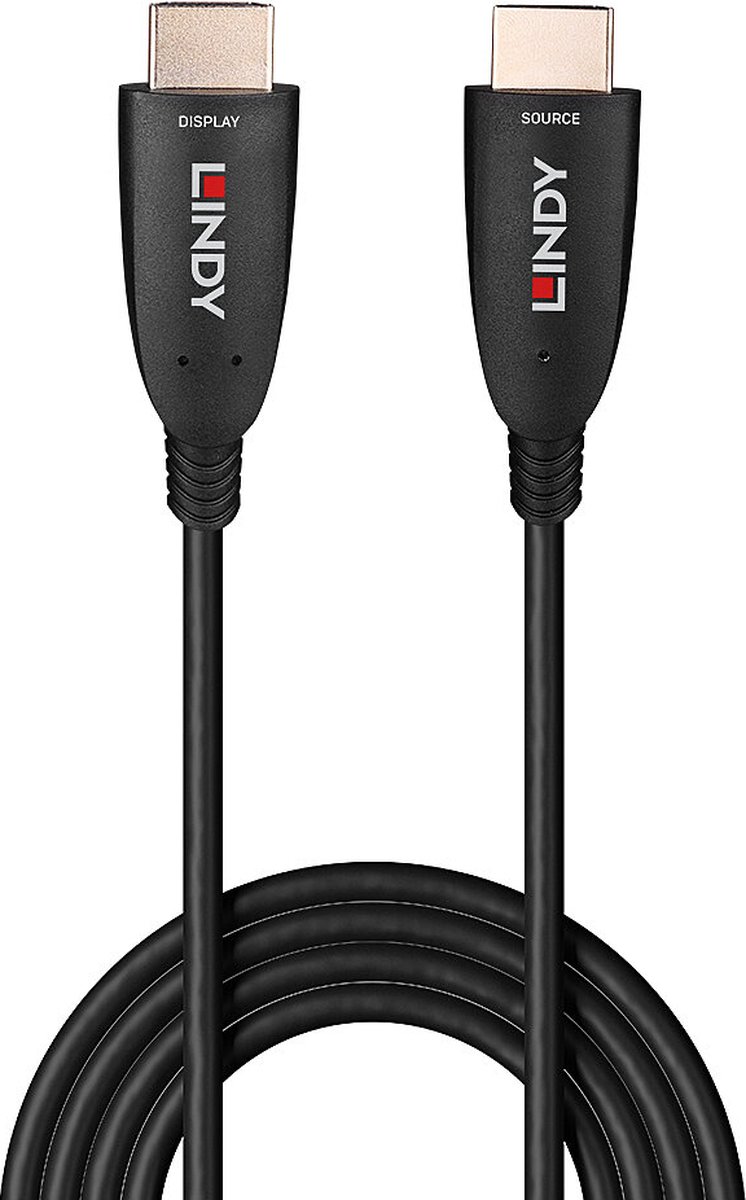 Lindy 38515 HDMI kabel 50 m HDMI Type A (Standaard) Zwart