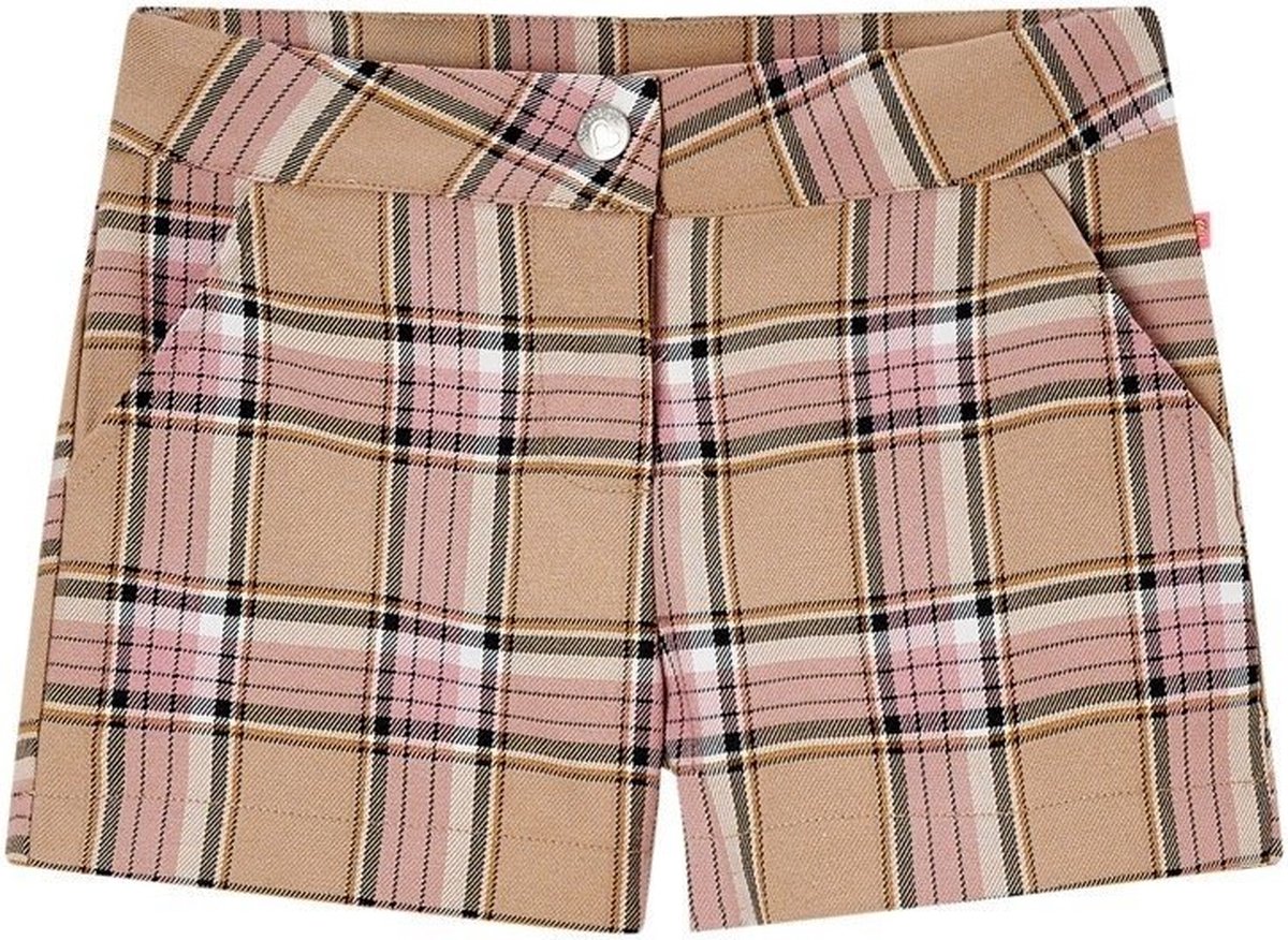 Meisjes short - Donker beige