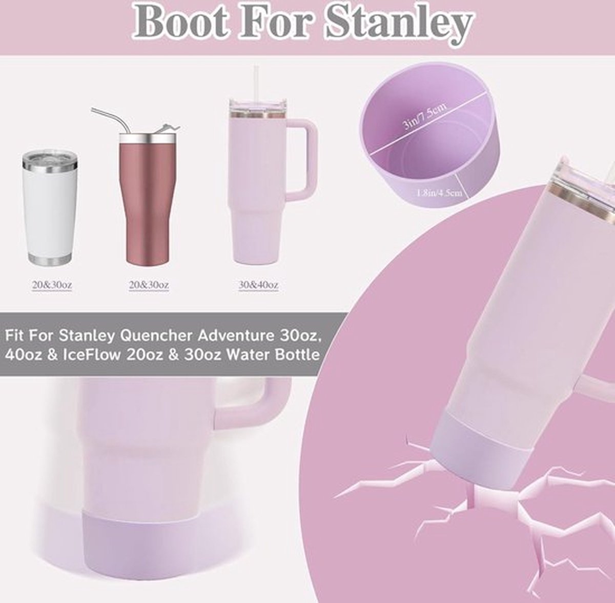 Bouchons Anti-fuite Pour Pailles – Lot De 12 En Silicone – Adaptés Stanley 2.0 – Pour Tasses à Bec
