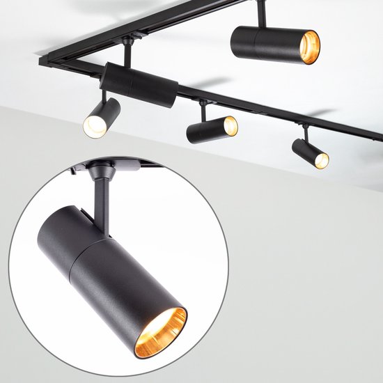 Foto: Lucide track favori railspot 1 fase railsysteem railverlichting 1xgu10 wit uitbreiding